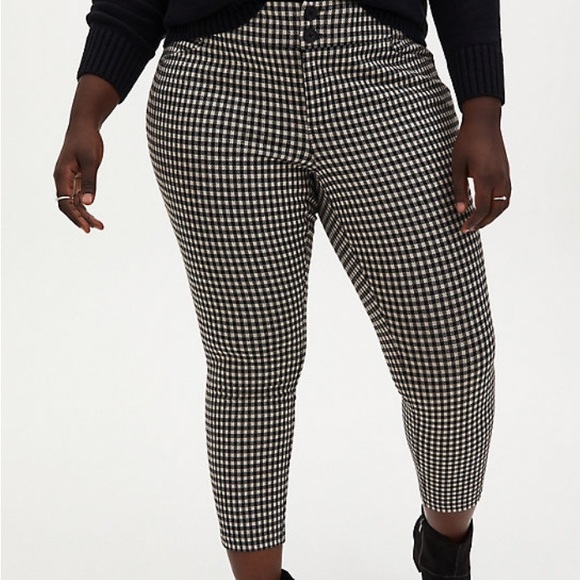 torrid Pants - Torrid Gingham Skinny Ankle Pant Sz 12